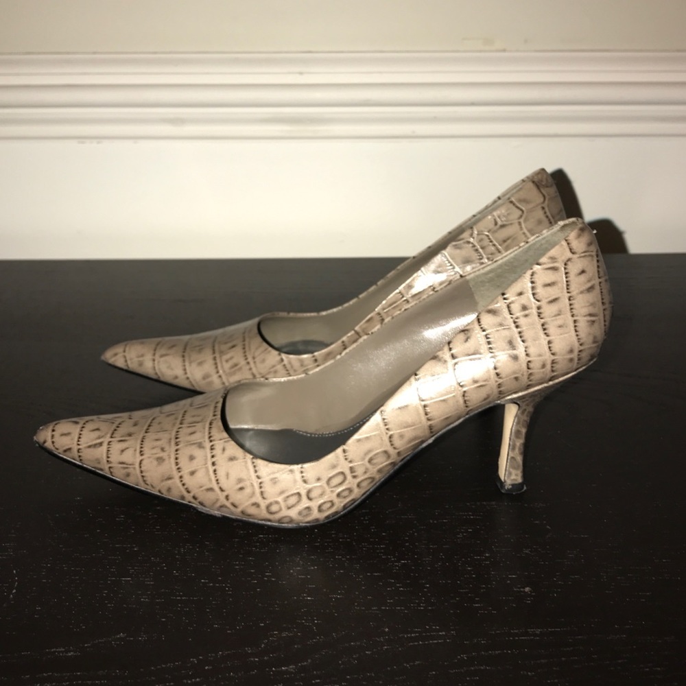 Nine West Crocodile Heel